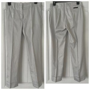 PRADA LIGHT GRAY SUMMER WOMEN ANKLE PANTS